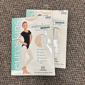 Eurotard EuroSkins LIGHT PINK Footless Tights for Kids
